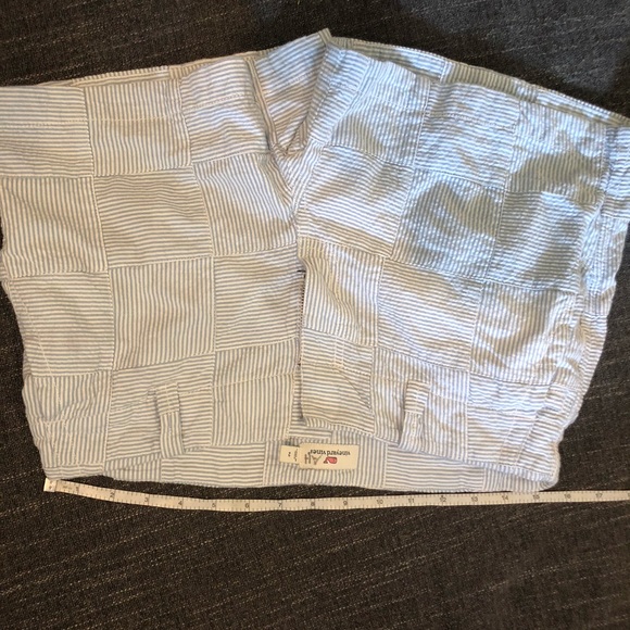 Vineyard Vines Blue Seersucker Women’s Shorts - Picture 7 of 8